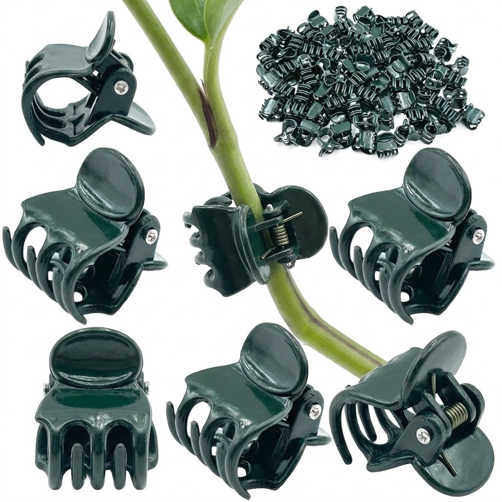 Florist Supply Bulk - Mini Plant Clips 100PCS Garden Flower