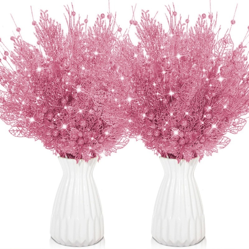 12Pcs Pink Christmas Tree Deco - Florist Supply Bulk review and price