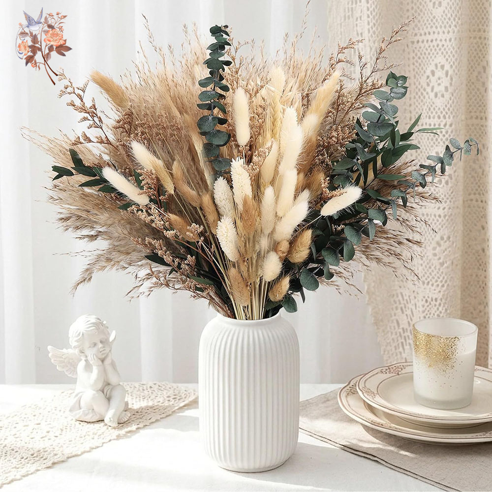 80Pcs Natural Dried Flowers Bo - Eucalyptus Preserved review and price